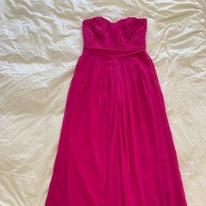 Badgley Mischka Strapless Gown